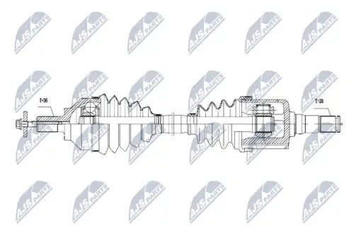 полуоска NTY NPW-VV-111