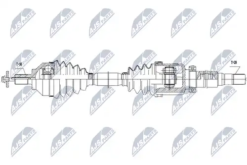 полуоска NTY NPW-VV-113