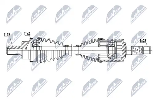 полуоска NTY NPW-VV-119