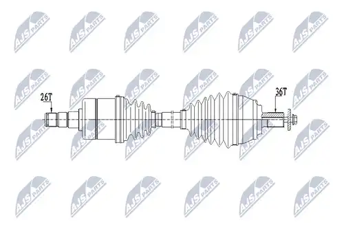 полуоска NTY NPW-VV-131