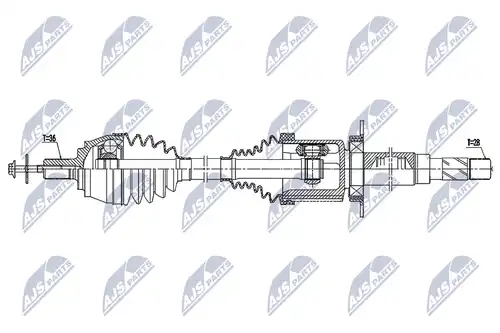 полуоска NTY NPW-VV-140