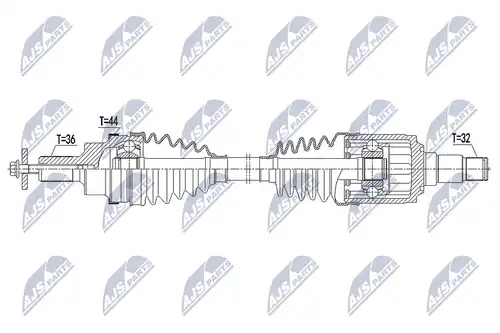 полуоска NTY NPW-VV-141