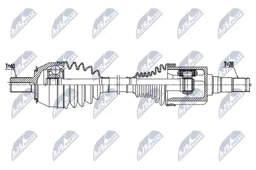 полуоска NTY NPW-VV-143