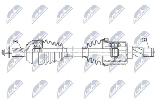 полуоска NTY NPW-VV-146