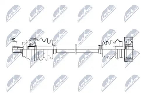 полуоска NTY NPW-VW-067