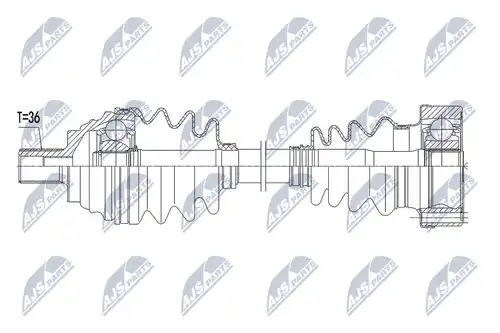 полуоска NTY NPW-VW-161