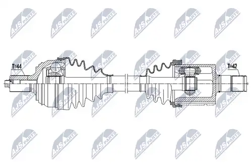 полуоска NTY NPW-VW-178