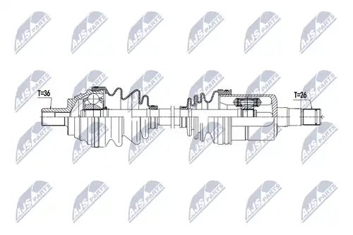 полуоска NTY NPW-VW-192