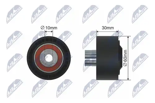 обтящна ролка, клинов ремък NTY RNK-CT-040