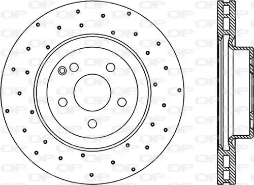 спирачен диск OPEN PARTS BDRS2298.25