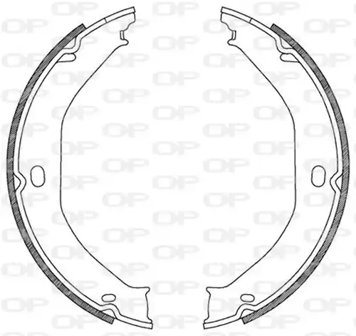 комплект спирачна челюст OPEN PARTS BSA2183.00