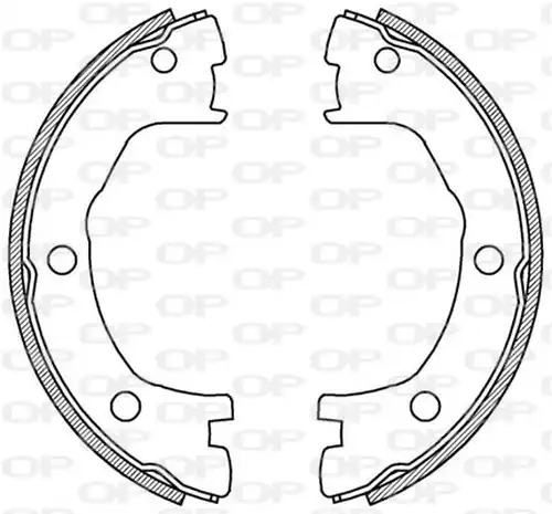 комплект спирачна челюст OPEN PARTS BSA2194.00