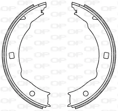 комплект спирачна челюст OPEN PARTS BSA2199.00