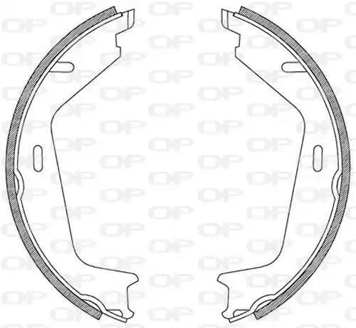 комплект спирачна челюст OPEN PARTS BSA2205.00