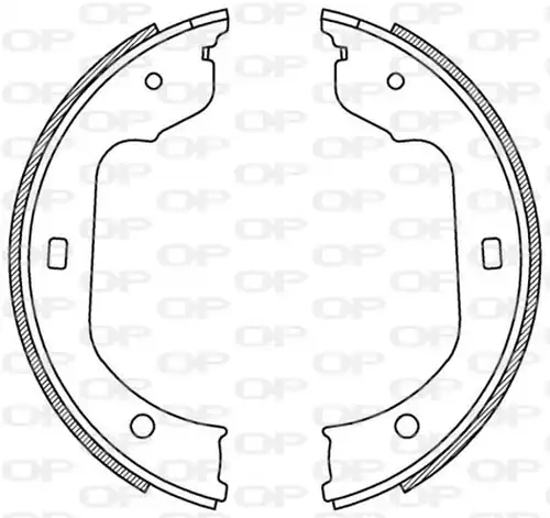 комплект спирачна челюст OPEN PARTS BSA2213.00