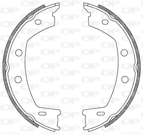 комплект спирачна челюст OPEN PARTS BSA2226.00