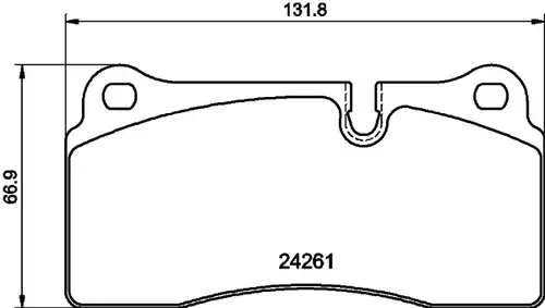 накладки PAGID T2888