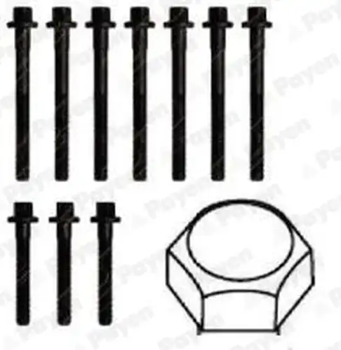 комплект болтове на капака на клап. (на цилиндровата глава) PAYEN HBS175