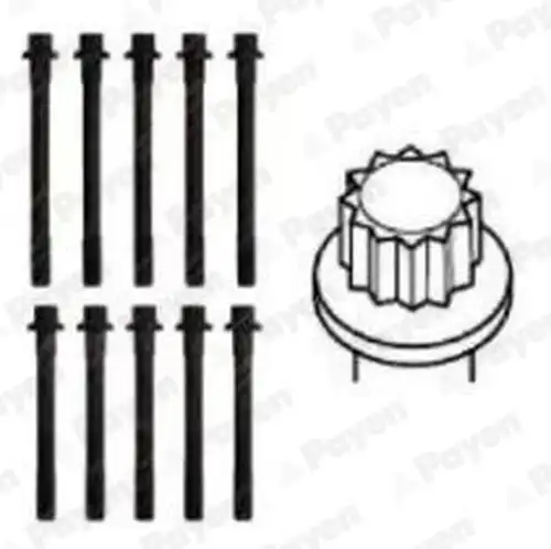 комплект болтове на капака на клап. (на цилиндровата глава) PAYEN HBS203