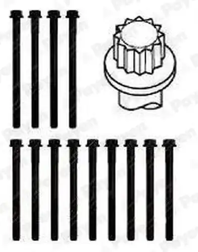 комплект болтове на капака на клап. (на цилиндровата глава) PAYEN HBS443