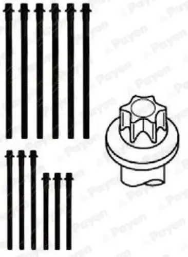 комплект болтове на капака на клап. (на цилиндровата глава) PAYEN HBS467