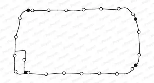 уплътнение, маслена вана (картер) PAYEN JH5050