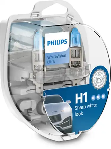 крушка с нагреваема жичка, фар за дълги светлини PHILIPS 12258WVUSM