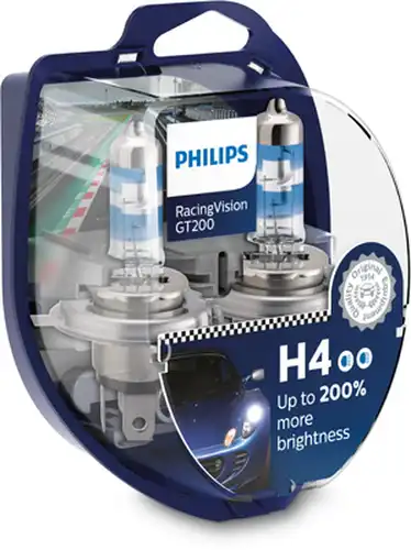 крушка с нагреваема жичка, фар за дълги светлини PHILIPS 12342RGTS2