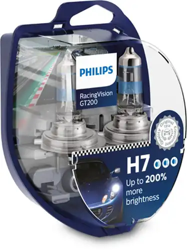 крушка с нагреваема жичка, фар за дълги светлини PHILIPS 12972RGTS2