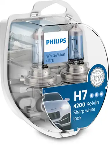 крушка с нагреваема жичка, фар за дълги светлини PHILIPS 12972WVUSM