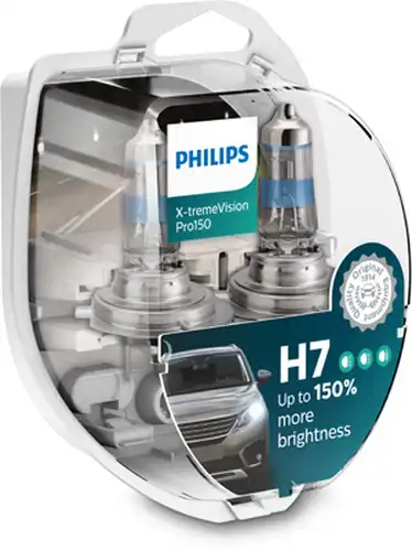 крушка с нагреваема жичка, фар за дълги светлини PHILIPS 12972XVPS2