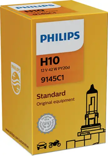 крушка с нагреваема жичка, фар за мъгла PHILIPS 9145C1