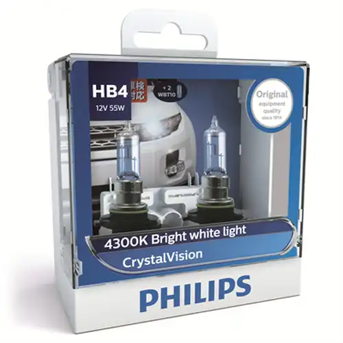 крушка с нагреваема жичка, фар за дълги светлини PHILIPS-Asia 9006CVSM