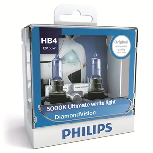 крушка с нагреваема жичка, фар за дълги светлини PHILIPS-Asia 9006DVS2