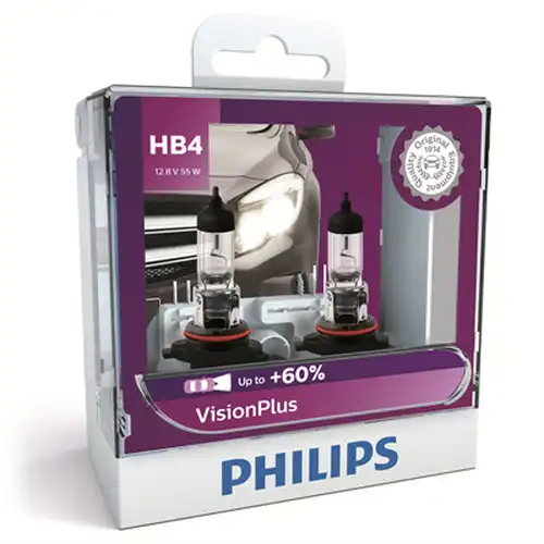 крушка с нагреваема жичка, фар за дълги светлини PHILIPS-Asia 9006VPS2