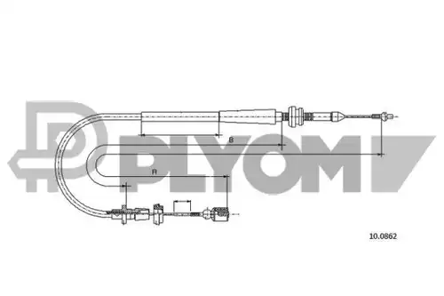 жило за газ PLYOM P010082