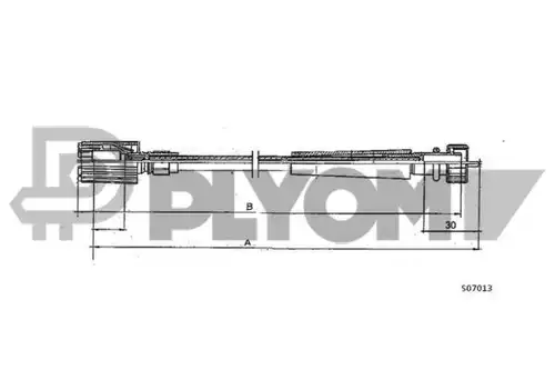 ос на тахографа PLYOM P018929