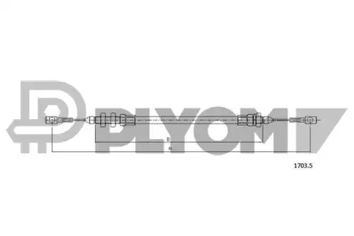 жило за газ PLYOM P761177