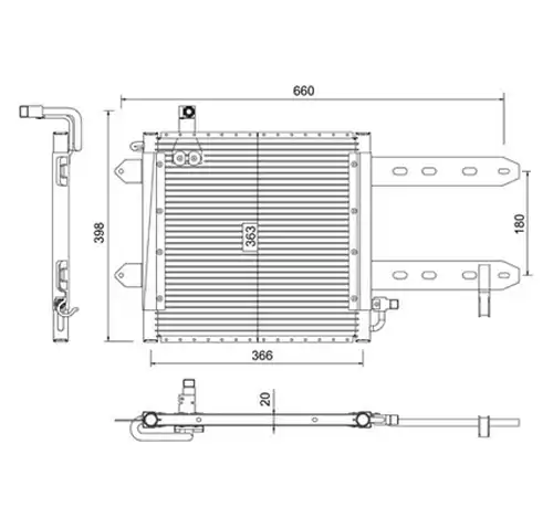 кондензатор, климатизация PowerMax 7110331