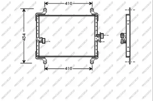 кондензатор, климатизация PRASCO CI950C003