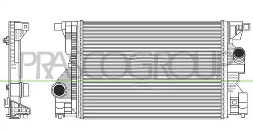 интеркулер (охладител за въздуха на турбината) PRASCO ME332N001