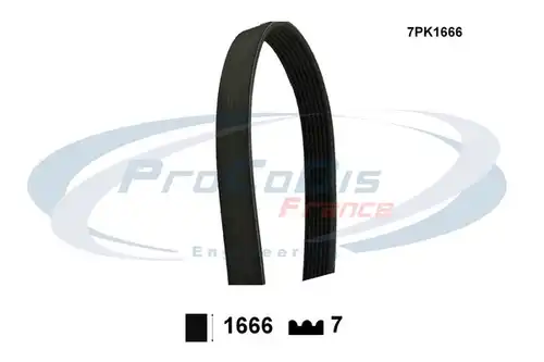 пистов ремък PROCODIS FRANCE 7PK1666