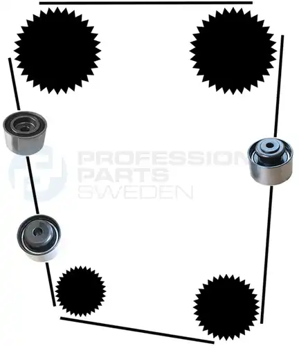 комплект ангренажен ремък Professional Parts 21430008