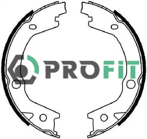 комплект спирачна челюст PROFIT 5001-4021