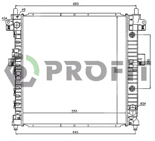 воден радиатор PROFIT PR 6060A1