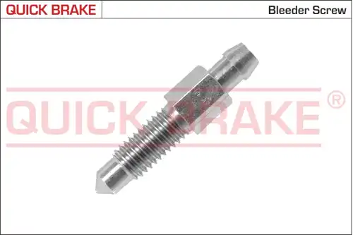 винт на клапан за обезвъздушаване, QUICK BRAKE 0010