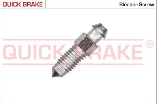 винт на клапан за обезвъздушаване, QUICK BRAKE 0053X