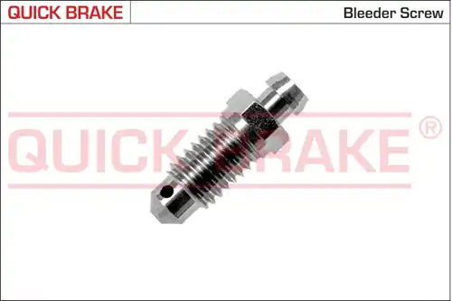 винт на клапан за обезвъздушаване, QUICK BRAKE 0100