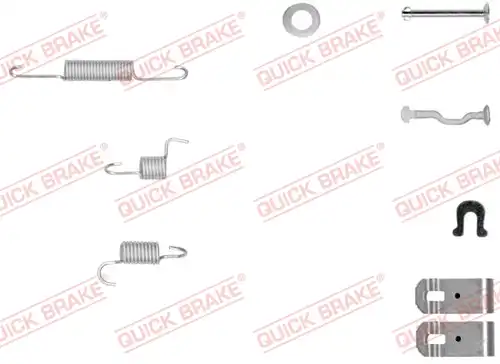 комплект принадлежности, челюсти за ръчна спирачка QUICK BRAKE 105-0028-1