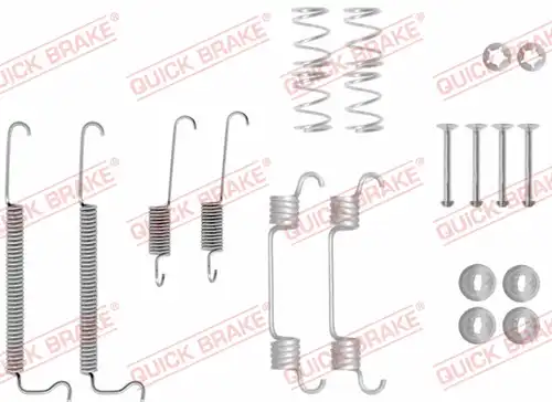 комплект принадлежности, спирани челюсти QUICK BRAKE 105-0043